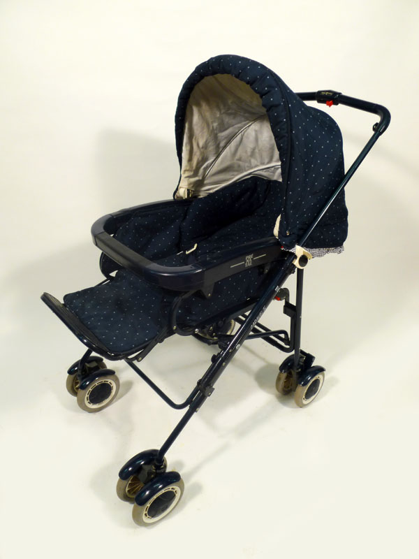0007 carrito bebe 2posiciones.plastico-metal-tela 106x42x95 (30eu.) 1u